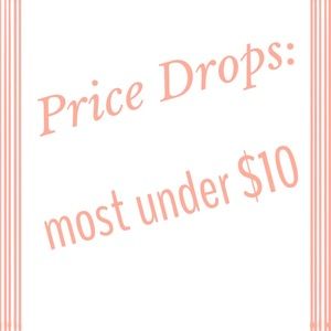 price drops - most items under $10